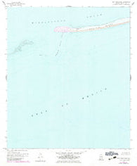 Petit Bois Pass Alabama Historical topographic map, 1:24000 scale, 7.5 X 7.5 Minute, Year 1958