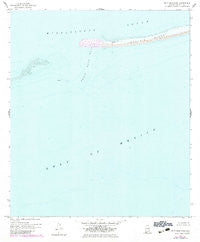 Petit Bois Pass Alabama Historical topographic map, 1:24000 scale, 7.5 X 7.5 Minute, Year 1958