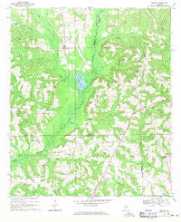Petrey Alabama Historical topographic map, 1:24000 scale, 7.5 X 7.5 Minute, Year 1968