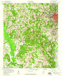 Phenix City Alabama Historical topographic map, 1:24000 scale, 7.5 X 7.5 Minute, Year 1955