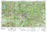 Phenix City Alabama Historical topographic map, 1:250000 scale, 1 X 2 Degree, Year 1955
