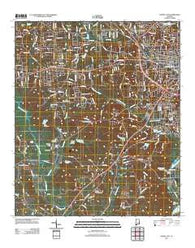 Phenix City Alabama Historical topographic map, 1:24000 scale, 7.5 X 7.5 Minute, Year 2011