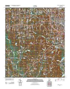 Phenix City Alabama Historical topographic map, 1:24000 scale, 7.5 X 7.5 Minute, Year 2011