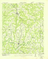 Phil Campbell Alabama Historical topographic map, 1:24000 scale, 7.5 X 7.5 Minute, Year 1936