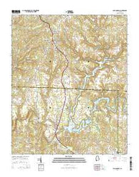 Phil Campbell Alabama Current topographic map, 1:24000 scale, 7.5 X 7.5 Minute, Year 2014