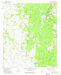 Pickensville Alabama Historical topographic map, 1:24000 scale, 7.5 X 7.5 Minute, Year 1974