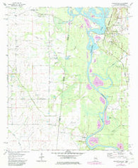 Pickensville Alabama Historical topographic map, 1:24000 scale, 7.5 X 7.5 Minute, Year 1974