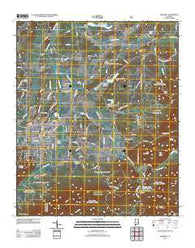 Piedmont Alabama Historical topographic map, 1:24000 scale, 7.5 X 7.5 Minute, Year 2011