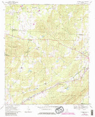 Piedmont NW Alabama Historical topographic map, 1:24000 scale, 7.5 X 7.5 Minute, Year 1967