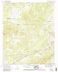 Piedmont NW Alabama Historical topographic map, 1:24000 scale, 7.5 X 7.5 Minute, Year 1967