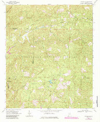 Piedmont SE Alabama Historical topographic map, 1:24000 scale, 7.5 X 7.5 Minute, Year 1967