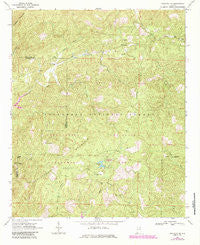 Piedmont SE Alabama Historical topographic map, 1:24000 scale, 7.5 X 7.5 Minute, Year 1967