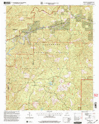 Piedmont SE Alabama Historical topographic map, 1:24000 scale, 7.5 X 7.5 Minute, Year 2001