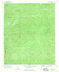 Piedmont SE Alabama Historical topographic map, 1:24000 scale, 7.5 X 7.5 Minute, Year 1967