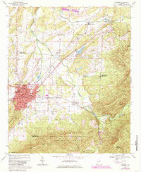 Piedmont Alabama Historical topographic map, 1:24000 scale, 7.5 X 7.5 Minute, Year 1967