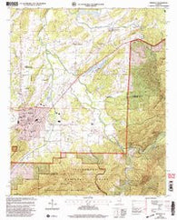 Piedmont Alabama Historical topographic map, 1:24000 scale, 7.5 X 7.5 Minute, Year 2001