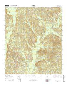 Pigeon Creek Alabama Current topographic map, 1:24000 scale, 7.5 X 7.5 Minute, Year 2014