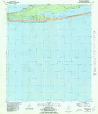 Pine Beach Alabama Historical topographic map, 1:24000 scale, 7.5 X 7.5 Minute, Year 1980