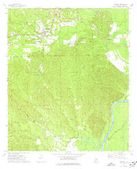Pine Hill Alabama Historical topographic map, 1:24000 scale, 7.5 X 7.5 Minute, Year 1973