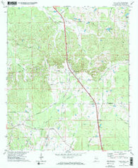 Pine Level Alabama Historical topographic map, 1:24000 scale, 7.5 X 7.5 Minute, Year 1971
