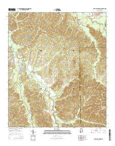 Pine Apple North Alabama Current topographic map, 1:24000 scale, 7.5 X 7.5 Minute, Year 2014