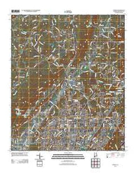 Pinson Alabama Historical topographic map, 1:24000 scale, 7.5 X 7.5 Minute, Year 2011