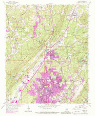 Pinson Alabama Historical topographic map, 1:24000 scale, 7.5 X 7.5 Minute, Year 1959