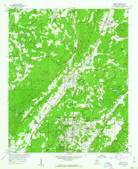 Pinson Alabama Historical topographic map, 1:24000 scale, 7.5 X 7.5 Minute, Year 1959