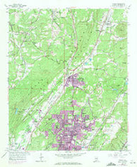 Pinson Alabama Historical topographic map, 1:24000 scale, 7.5 X 7.5 Minute, Year 1959