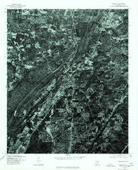Pinson Alabama Historical topographic map, 1:24000 scale, 7.5 X 7.5 Minute, Year 1975