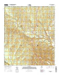 Pittsview Alabama Current topographic map, 1:24000 scale, 7.5 X 7.5 Minute, Year 2014