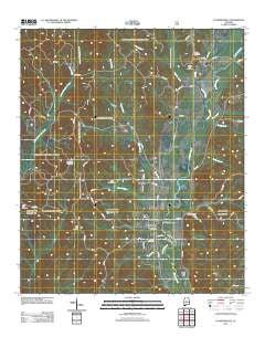 Plantersville Alabama Historical topographic map, 1:24000 scale, 7.5 X 7.5 Minute, Year 2011