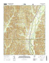 Plantersville Alabama Current topographic map, 1:24000 scale, 7.5 X 7.5 Minute, Year 2014