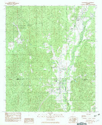 Plantersville Alabama Historical topographic map, 1:24000 scale, 7.5 X 7.5 Minute, Year 1982