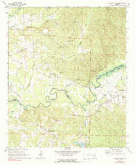Pleasant Ridge Alabama Historical topographic map, 1:24000 scale, 7.5 X 7.5 Minute, Year 1970