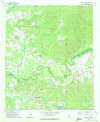Pleasant Ridge Alabama Historical topographic map, 1:24000 scale, 7.5 X 7.5 Minute, Year 1970