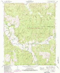 Pleasant Site Alabama Historical topographic map, 1:24000 scale, 7.5 X 7.5 Minute, Year 1950