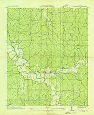 Pleasant Site Alabama Historical topographic map, 1:24000 scale, 7.5 X 7.5 Minute, Year 1935