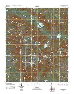 Pleasant Hill Alabama Historical topographic map, 1:24000 scale, 7.5 X 7.5 Minute, Year 2011
