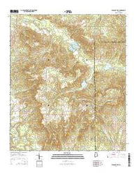 Pleasant Hill Alabama Current topographic map, 1:24000 scale, 7.5 X 7.5 Minute, Year 2014