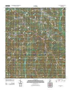 Pletcher Alabama Historical topographic map, 1:24000 scale, 7.5 X 7.5 Minute, Year 2011