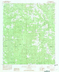 Pletcher Alabama Historical topographic map, 1:24000 scale, 7.5 X 7.5 Minute, Year 1982