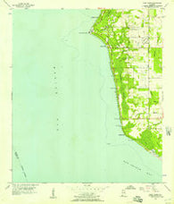 Point Clear Alabama Historical topographic map, 1:24000 scale, 7.5 X 7.5 Minute, Year 1956