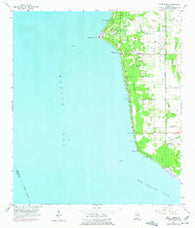 Point Clear Alabama Historical topographic map, 1:24000 scale, 7.5 X 7.5 Minute, Year 1966