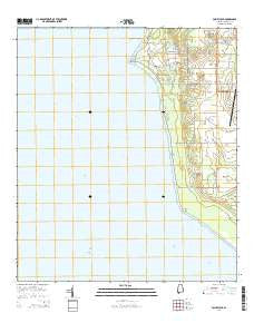 Point Clear Alabama Current topographic map, 1:24000 scale, 7.5 X 7.5 Minute, Year 2014
