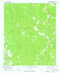 Poplar Springs Alabama Historical topographic map, 1:24000 scale, 7.5 X 7.5 Minute, Year 1969