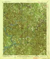 Port Birmingham Alabama Historical topographic map, 1:62500 scale, 15 X 15 Minute, Year 1938