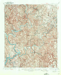 Port Birmingham Alabama Historical topographic map, 1:62500 scale, 15 X 15 Minute, Year 1938