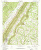 Portersville Alabama Historical topographic map, 1:24000 scale, 7.5 X 7.5 Minute, Year 1975