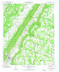 Portersville Alabama Historical topographic map, 1:24000 scale, 7.5 X 7.5 Minute, Year 1946